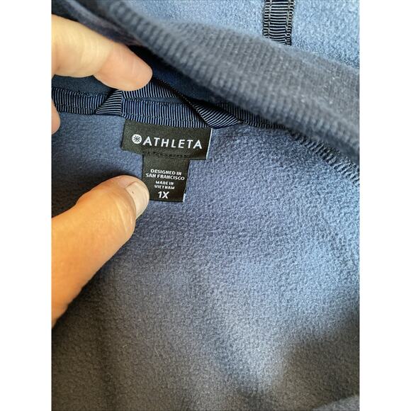 Athleta 1x Camo Zip-Up Hoodie - Picture 6 of 12